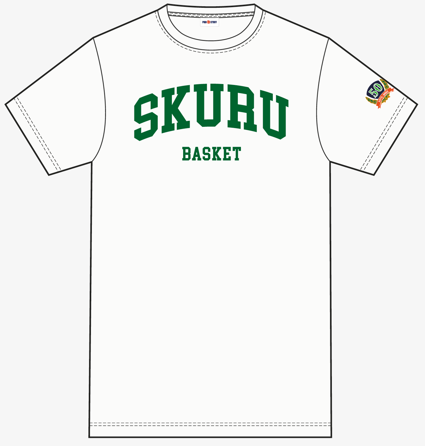 Skuru Tee 50 y White